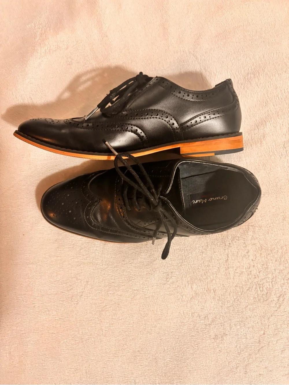 Bruno Marc Big Kids Classic Oxford Formal Wingtip Classy Dress Shoes size 4.